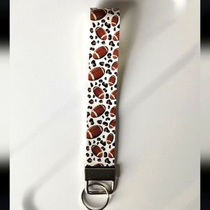 Football Wristlet Keychain